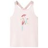 vidaXL Kids' Tank Top Soft Pink 128