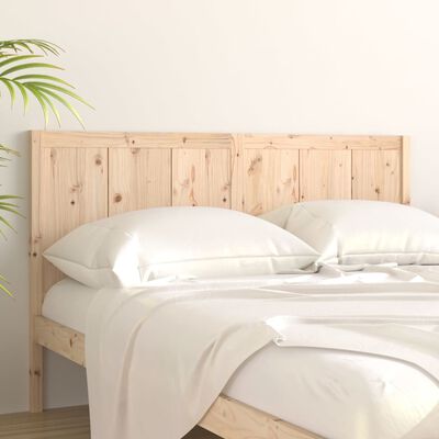 vidaXL Bed Headboard 145.5x4x100 cm Solid Pine Wood