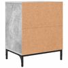 vidaXL Bedside Cabinet Concrete grey 49 x 36 x 61 cm Engineered wood