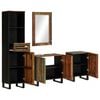vidaXL 4 Piece Bathroom Furniture Set Solid Wood Acacia