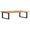vidaXL Basin Shelf Wall Mounted Steel and Solid Wood Acacia