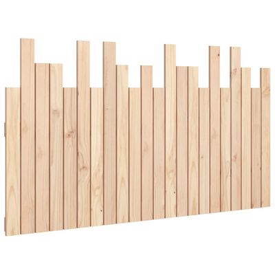 vidaXL Wall Headboard 140x3x80 cm Solid Wood Pine