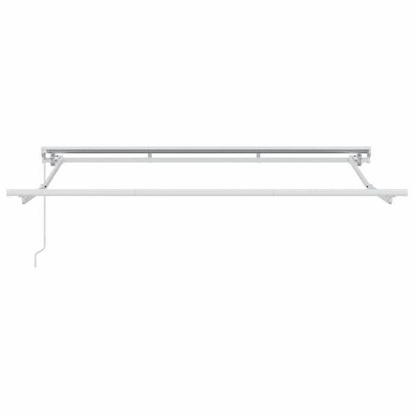 vidaXL Awning Frame White 3 x 2 m Powder-coated steel and aluminium