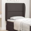 vidaXL Headboard Ear Brown 80 x 23 x 6 cm Fabric