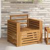 vidaXL Outdoor Sofa Set Natural 79 x 63 x 73 cm Solid Acacia Wood