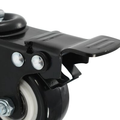 vidaXL Swivel Casters with Brakes 4 pcs 50 mm
