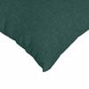vidaXL Sofa Pillows 2 pcs Dark Green 80 x 40 cm Fabric