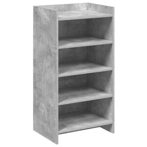 vidaXL Shoe Cabinet Concrete Grey 48 x 36 x 92 cm Engineered Wood