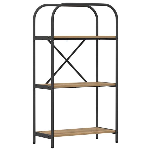 vidaXL Bookshelf Artisan Oak 60 x 30 x 109 cm Engineered wood