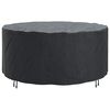 vidaXL Outdoor Furniture Cover Black 200 x 200 x 71 cm 600D fabric