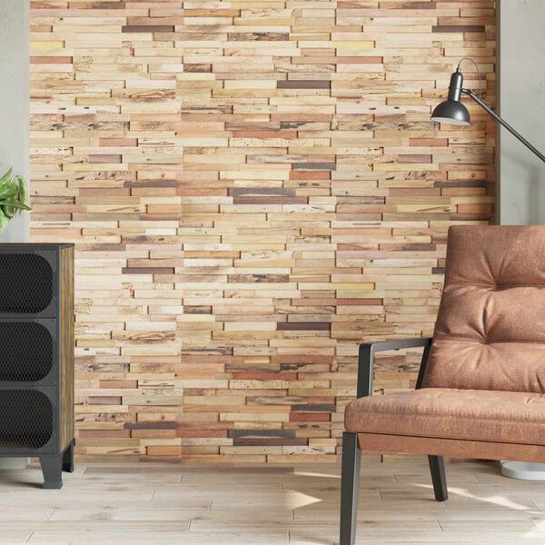 vidaXL Wall Cladding Panels 10 pcs 1.03 m&sup2; Recycled Teak Wood