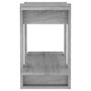 vidaXL Book Cabinet/Room Divider Grey Sonoma 80x30x51 cm