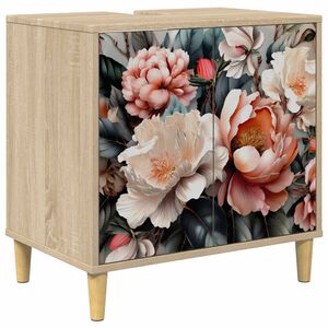 vidaXL Bathroom Cabinet BORNE Sonoma 60 x 40 x 60 cm Engineered Wood