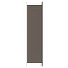 vidaXL 5-Panel Room Divider Anthracite 250x220 cm Fabric