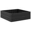vidaXL Raised Bed Black 75.5 x 75.5 x 25 cm PP