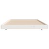 vidaXL Bed Frame without Mattress White 100x200 cm Solid Wood Pine