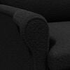 vidaXL Armchair Black 76 x 94 x 102 cm Sharpa Fabric