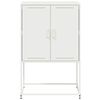 vidaXL Highboard White 68.5x38.5x107 cm Steel