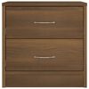 vidaXL Bedside Cabinet Brown Oak 40x30x40 cm Engineered Wood