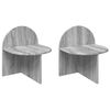vidaXL Bedside Table 2 pcs Grey Sonoma 40 x 35.5 x 45.5 cm