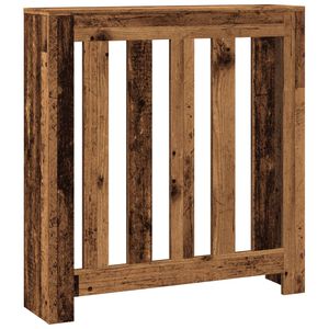 vidaXL Radiator Cover Old Wood 78 x 20 x 82 cm Engineered Wood