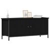 vidaXL TV Cabinet Black Oak 100 x 35 x 45 cm Engineered Wood