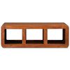 vidaXL Coffee Table Solid Wood with Honey Finish 90x50x30 cm