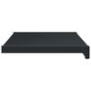 vidaXL Window Sill Anthracite with Wood Grain 60 x 30 x 4.5 cm PVC