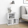 vidaXL Bedside Cabinet White 50x30x51.5 cm Engineered Wood