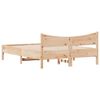 vidaXL Bed Frame without Mattress 140x190 cm Solid Wood Pine