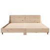 vidaXL Bed Frame without Mattress 150x200 cm King Size Solid Wood Pine