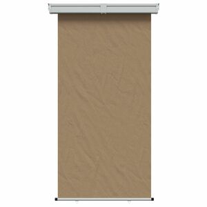 vidaXL Balcony Side Awning 100% polyester iron steel