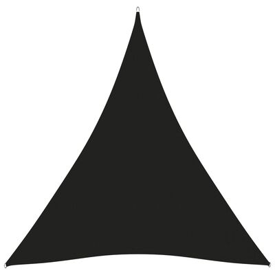 vidaXL Sunshade Sail Oxford Fabric Triangular 3x4x4 m Black