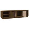 vidaXL TV Cabinet Honey Brown 156x40x40 cm Solid Wood Pine