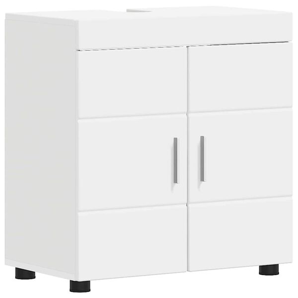 vidaXL Bathroom Cabinet Set with Storage TULUM White 60 x 34 x 63 cm
