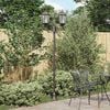 vidaXL Garden Light Bronze 68 x 20 x 235 cm Aluminium and Glass