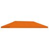 vidaXL Gazebo Canopy Cover 6 x 3 m Orange Polyester 190