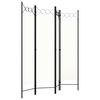 vidaXL 4-Panel Room Divider White 160x180 cm