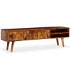 vidaXL TV Cabinet Solid Acacia Wood 140x30x40 cm