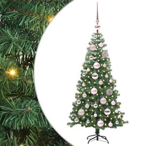 vidaXL Christmas Tree with 150 LEDs with Stand Green 120 cm PVC