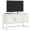 vidaXL TV Cabinet White 100.5x39x60.5 cm Steel