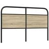 vidaXL Replace Headboard Sonoma Oak 150 cm Steel and Engineered Wood