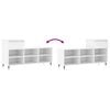 vidaXL Shoe Cabinet White 102x36x60 cm Engineered Wood