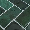 vidaXL Herringbone Tile 50 pcs Dark Green 30 x 30 cm