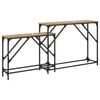 vidaXL Console Table 2 pcs Artisan Oak 100 x 28 x 75 cm