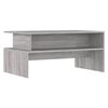 vidaXL Coffee Table Grey Sonoma 90x55x42,5 cm Engineered Wood