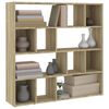 vidaXL Book Cabinet/Room Divider Sonoma Oak 105x24x102 cm