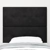 vidaXL Headboard with Headboard Black 100 cm Faux Leather