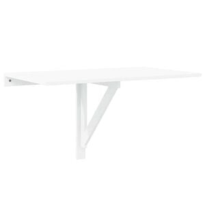 vidaXL Folding Wall Table High Gloss White 100x60x56 cm Engineered Wood