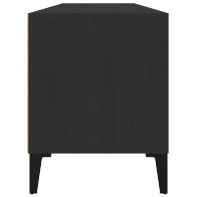vidaXL TV Cabinet Black 100x34.5x44.5 cm Engineered Wood